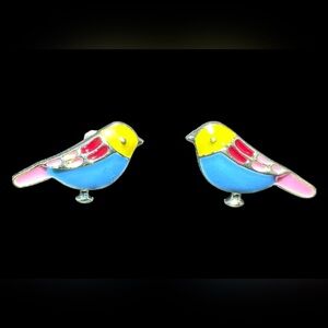Goldtone Bird Studs